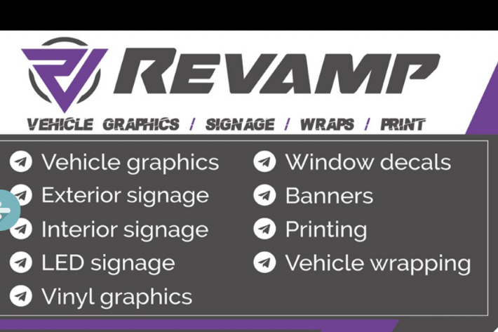 Revamp Signs Printing Vehicle Graphics Signage Pontypridd RCT South Wales Revamp Signs Printing Vehicle Graphics Signage Pontypridd RCT South Wales