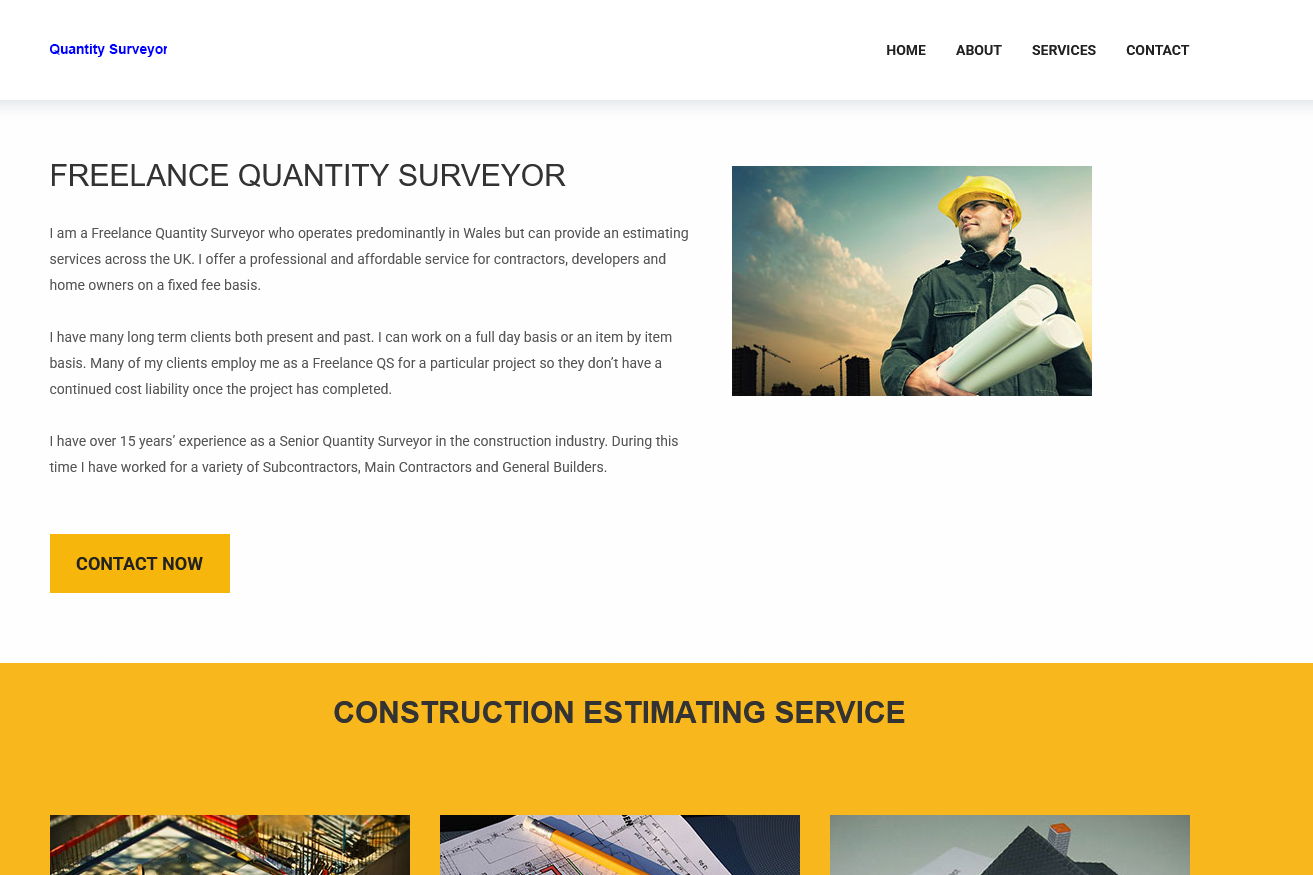 Screenshot 2025-08-13 at 08-48-33 Freelance Quantity Surveyor cost estimating services